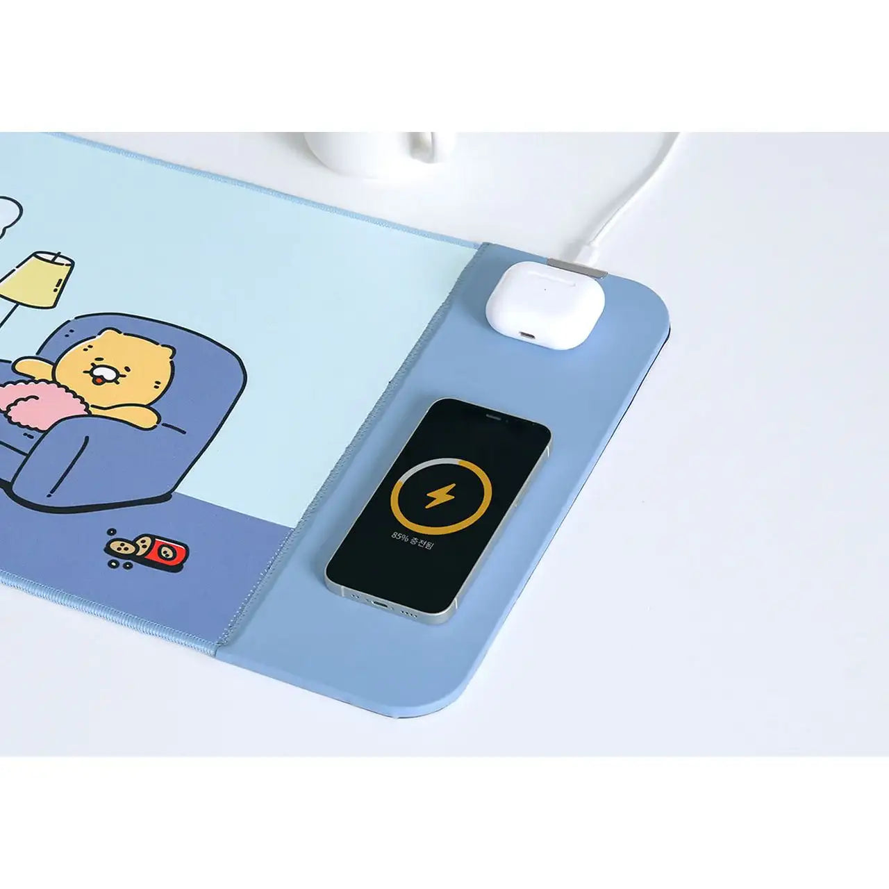 Kakao Friends - Choonsik Dual Wireless Charging Mousepad - Kakao Friends - Home & Living, Accessories - Harumio
