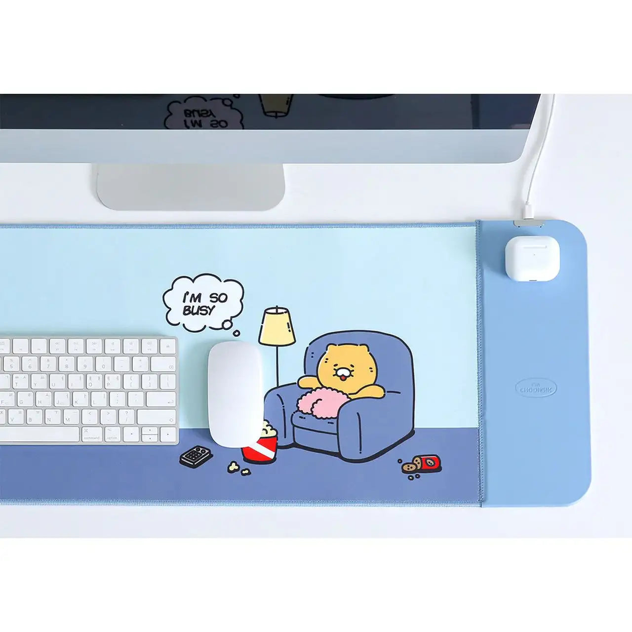 Kakao Friends - Choonsik Dual Wireless Charging Mousepad - Kakao Friends - Home & Living, Accessories - Harumio