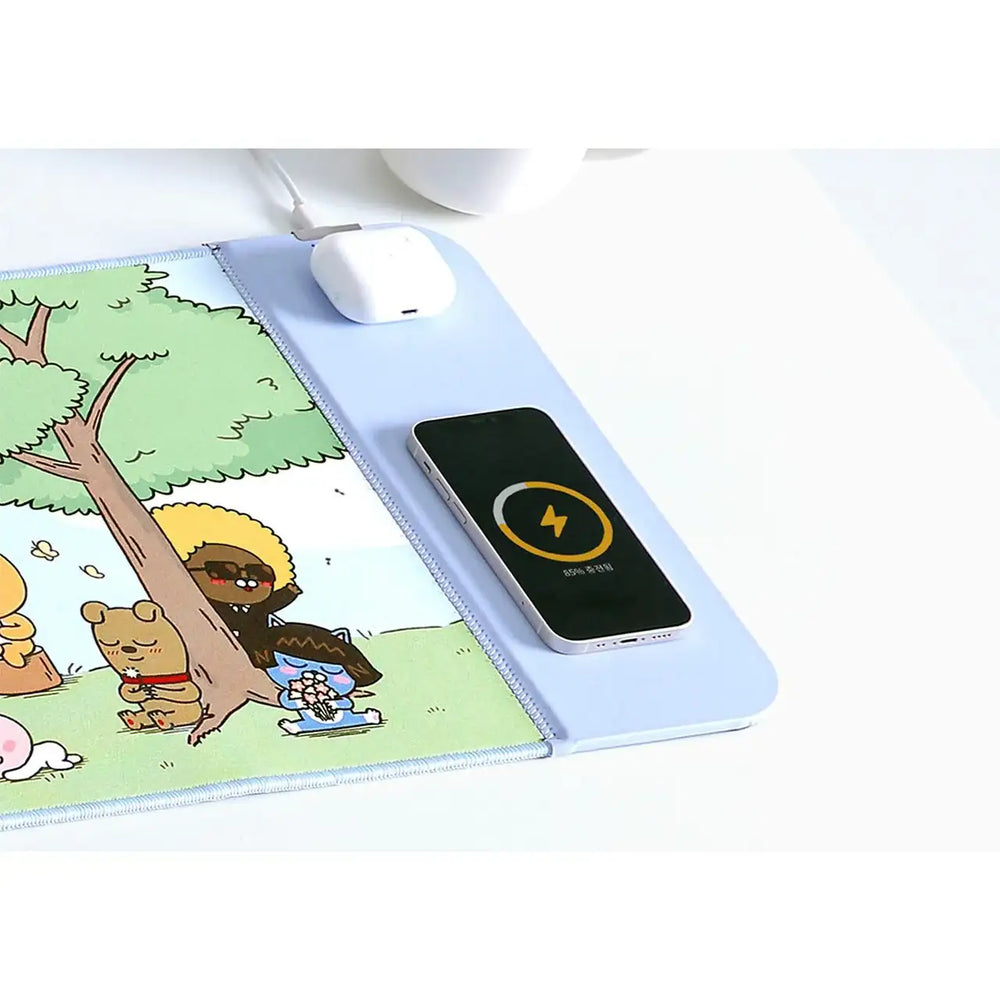 Kakao Friends - Daily Dual Wireless Charging Mousepad - Kakao Friends - Home & Living, Accessories - Harumio