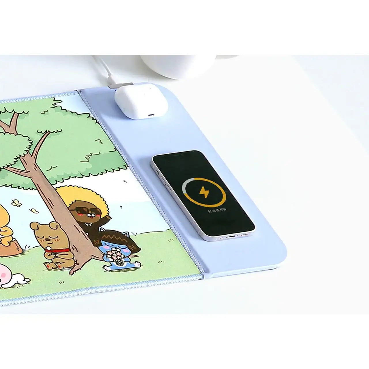 Kakao Friends - Daily Dual Wireless Charging Mousepad - Kakao Friends - Home & Living, Accessories - Harumio