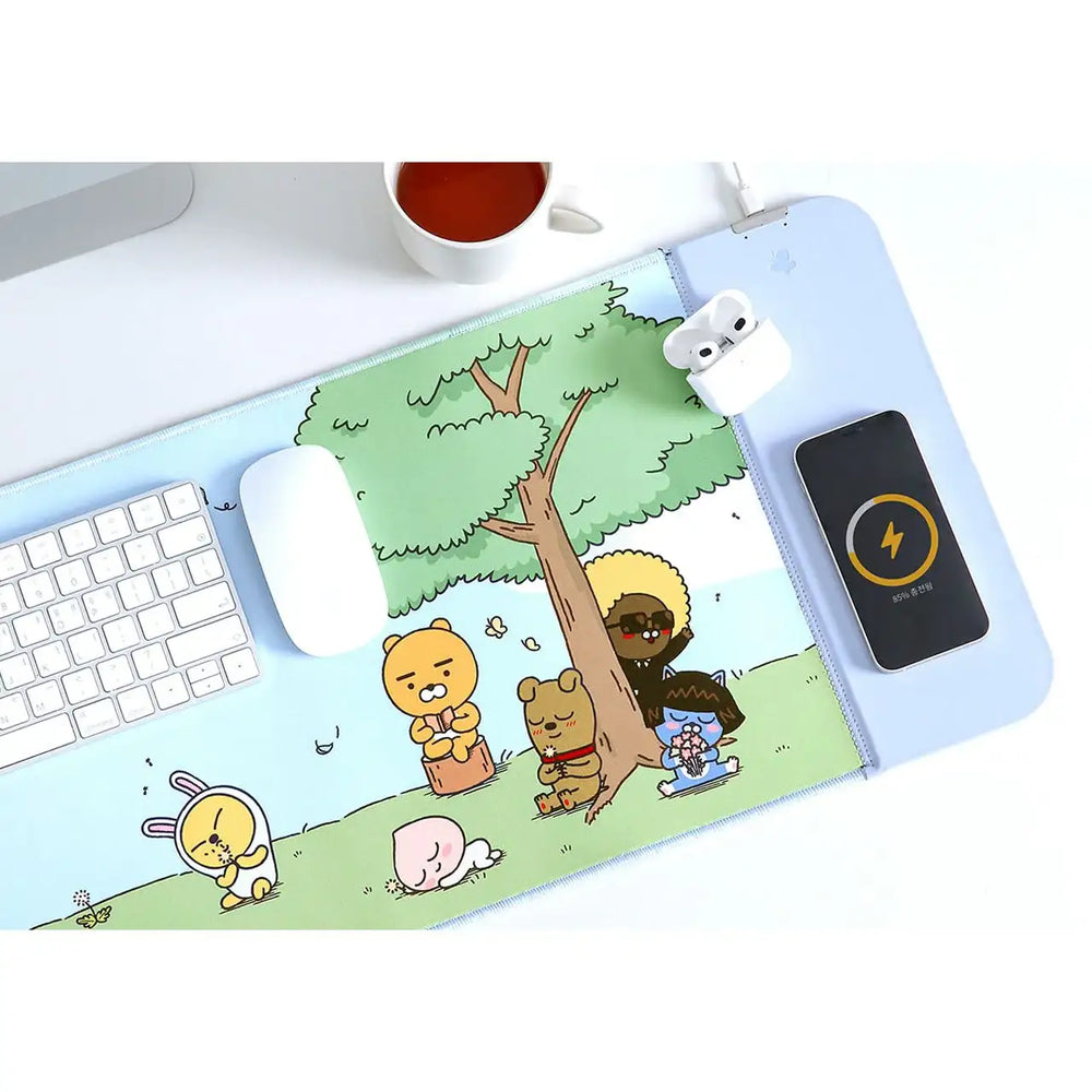 Kakao Friends - Daily Dual Wireless Charging Mousepad - Kakao Friends - Home & Living, Accessories - Harumio