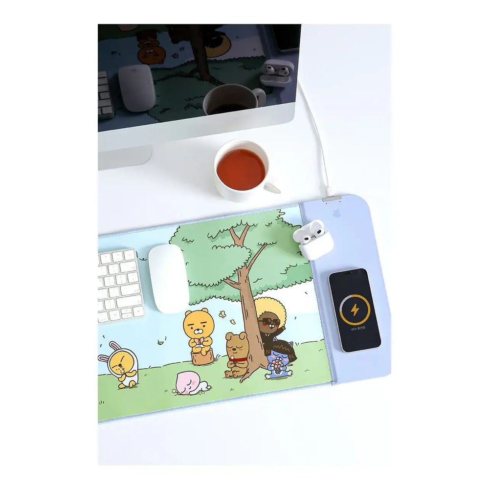 Kakao Friends - Daily Dual Wireless Charging Mousepad - Kakao Friends - Home & Living, Accessories - Harumio