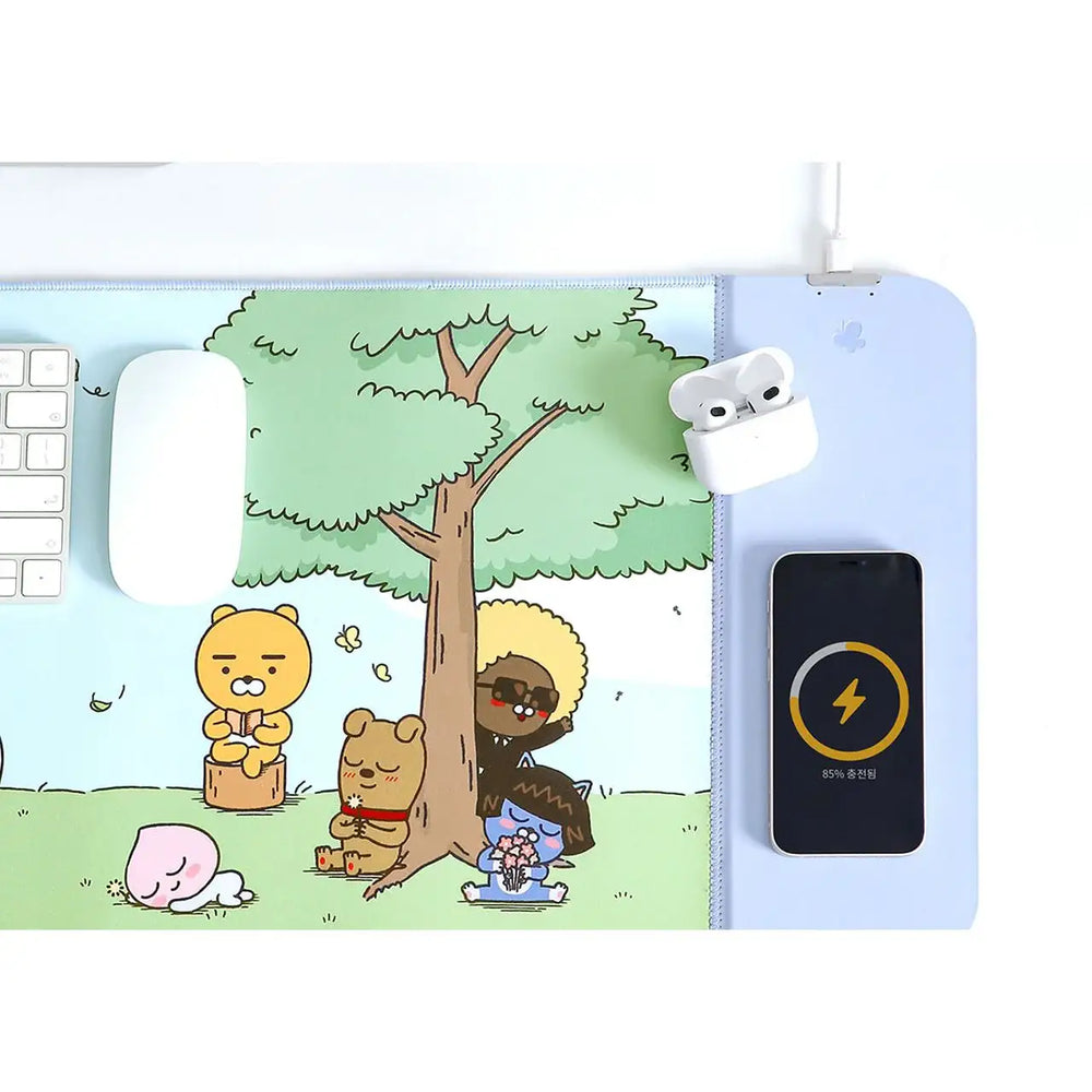 Kakao Friends - Daily Dual Wireless Charging Mousepad - Kakao Friends - Home & Living, Accessories - Harumio