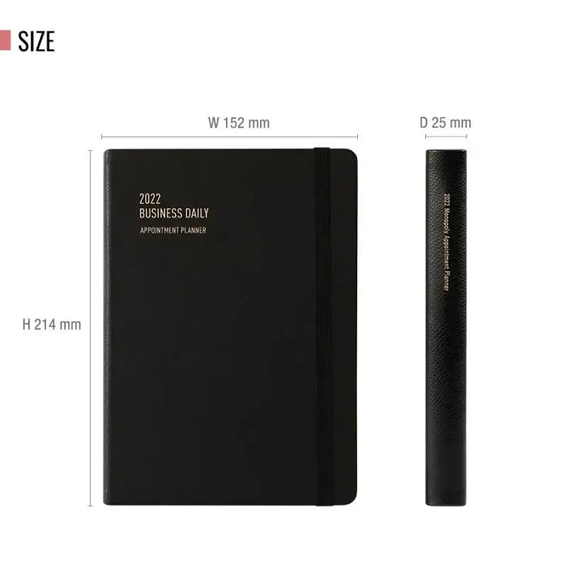Monopoly - 2022 Appointment Planner - Business Daily A5 - Monopoly - Calendars, Organizers & Planners - Harumio