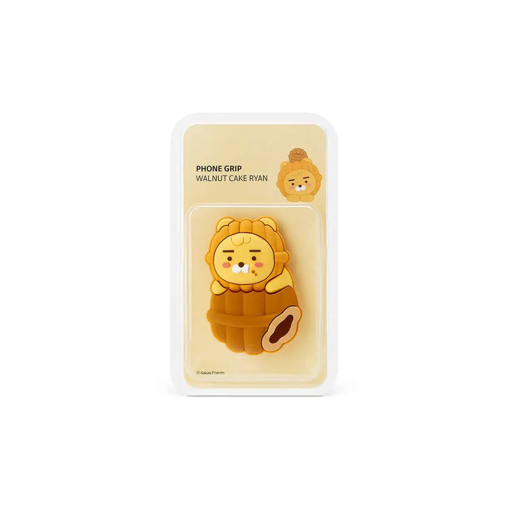 Kakao Friends - Ryan Walnut Cake Phone Grip - Kakao Friends - Home & Living, Accessories - Harumio