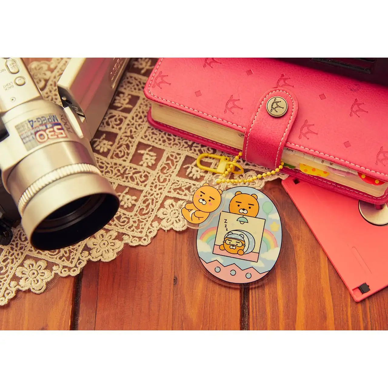 Kakao Friends - Super Awesome Acrylic Keyring - Kakao Friends - Acrylic Keyring - Harumio