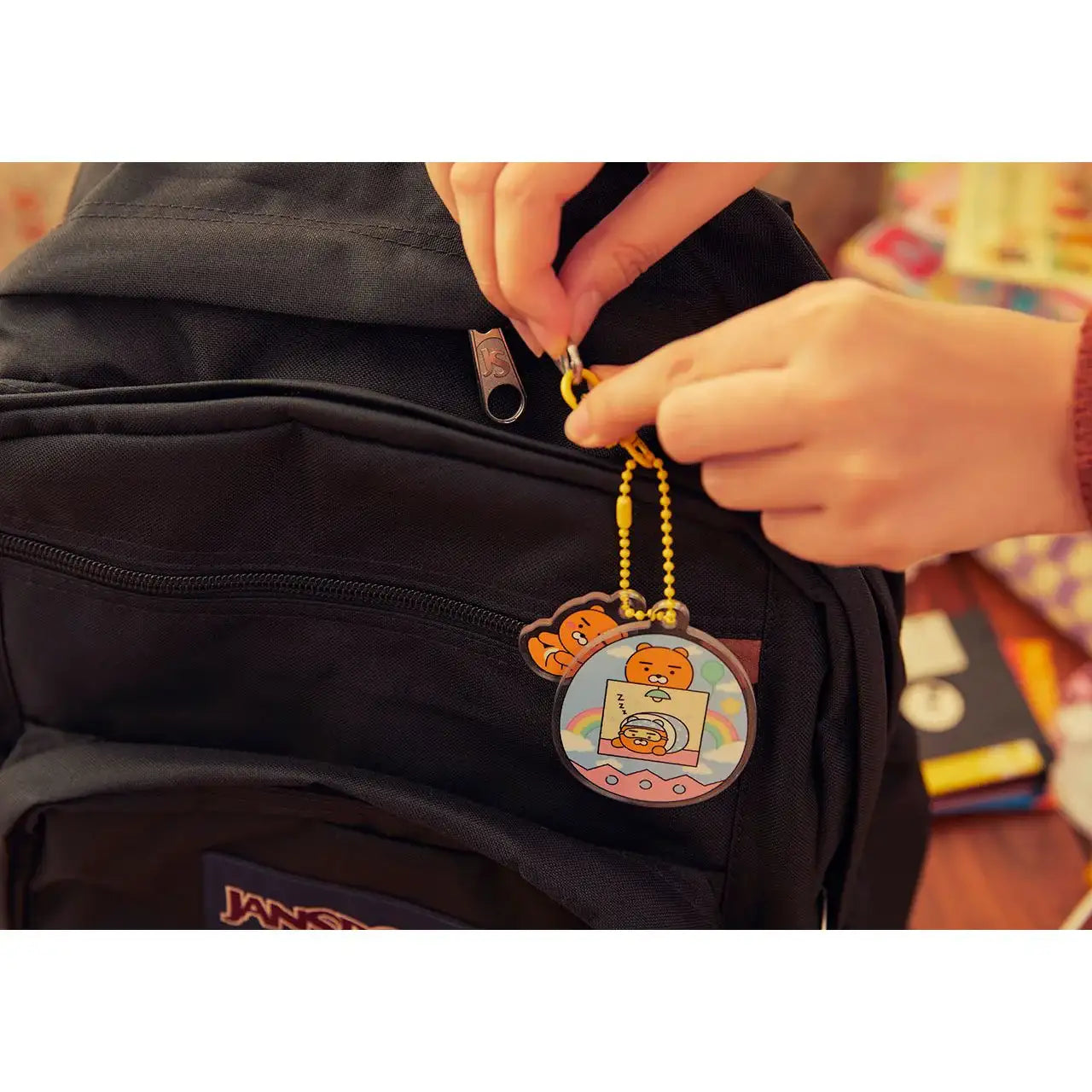 Kakao Friends - Super Awesome Acrylic Keyring - Kakao Friends - Acrylic Keyring - Harumio