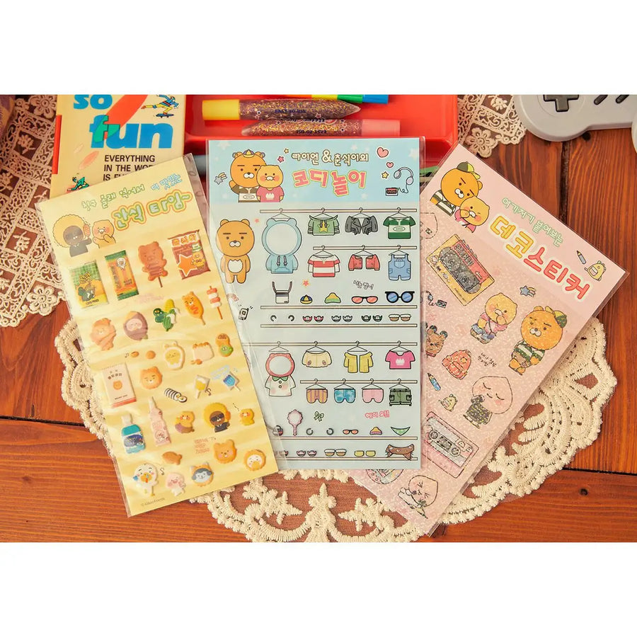 Kakao Friends - Cutie Deco Stickers - Kakao Friends - Home & Living, Accessories - Harumio