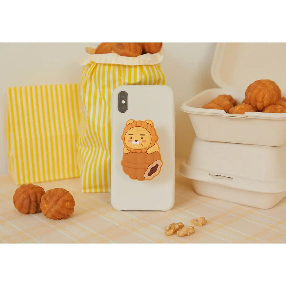 Kakao Friends - Ryan Walnut Cake Phone Grip - Kakao Friends - Home & Living, Accessories - Harumio