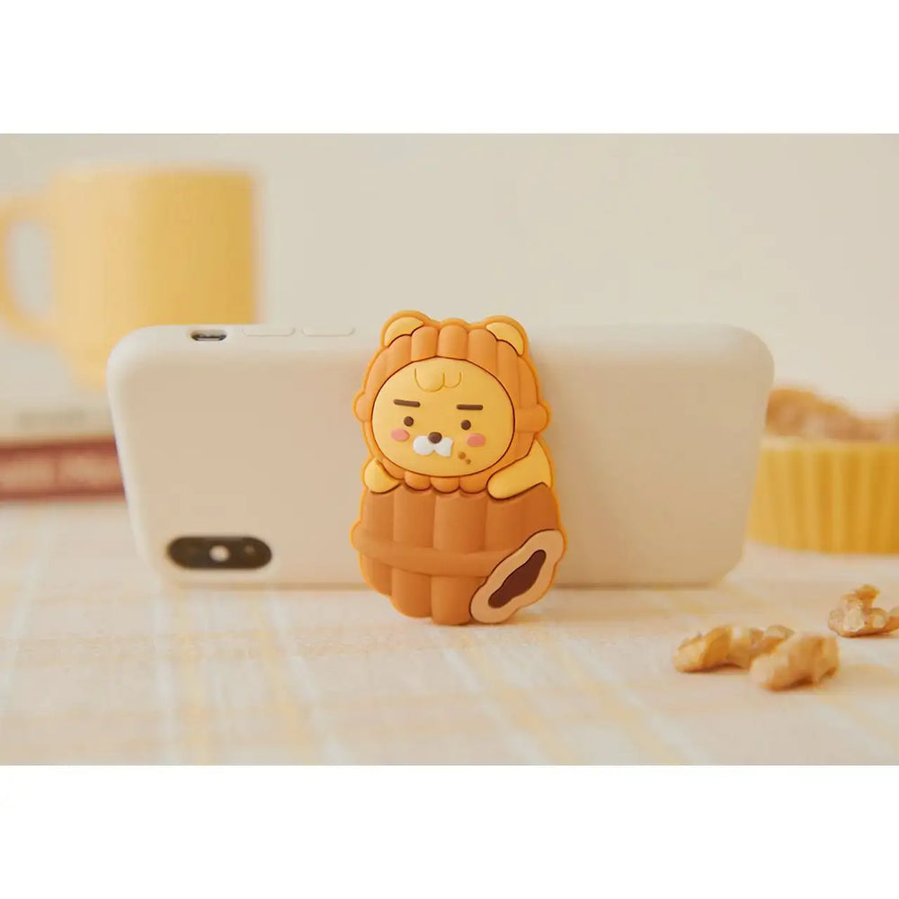 Kakao Friends - Ryan Walnut Cake Phone Grip - Kakao Friends - Home & Living, Accessories - Harumio