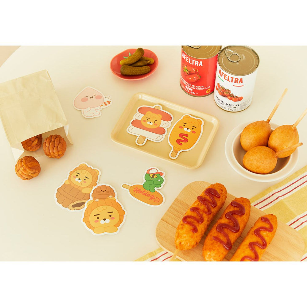 Kakao Friends - Little Friends Snack Sticker Set
