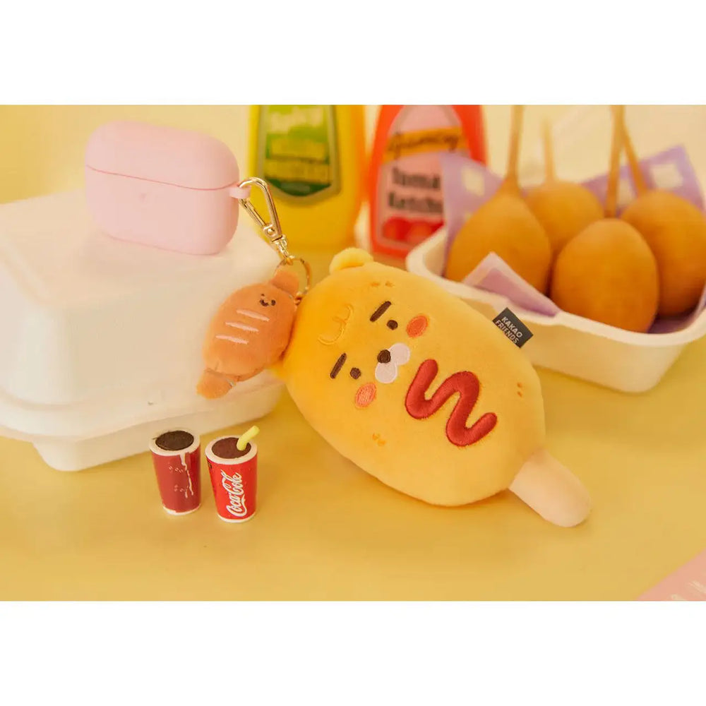 Kakao Friends - Ryan Hotdog Doll Keyring