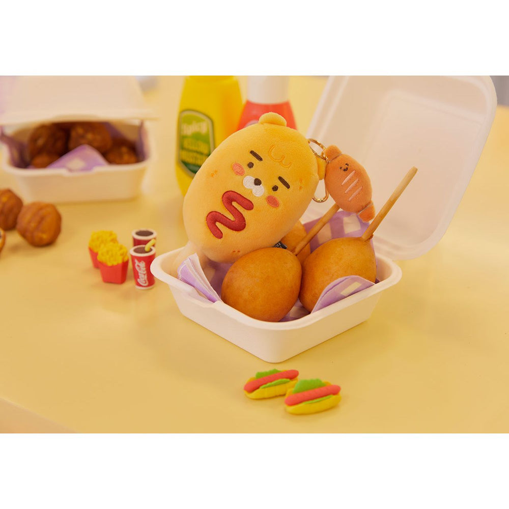Kakao Friends - Ryan Hotdog Doll Keyring