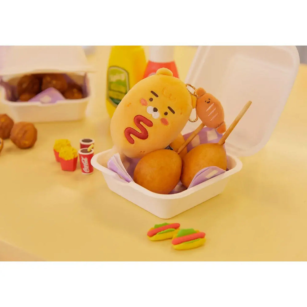 Kakao Friends - Ryan Hotdog Doll Keyring