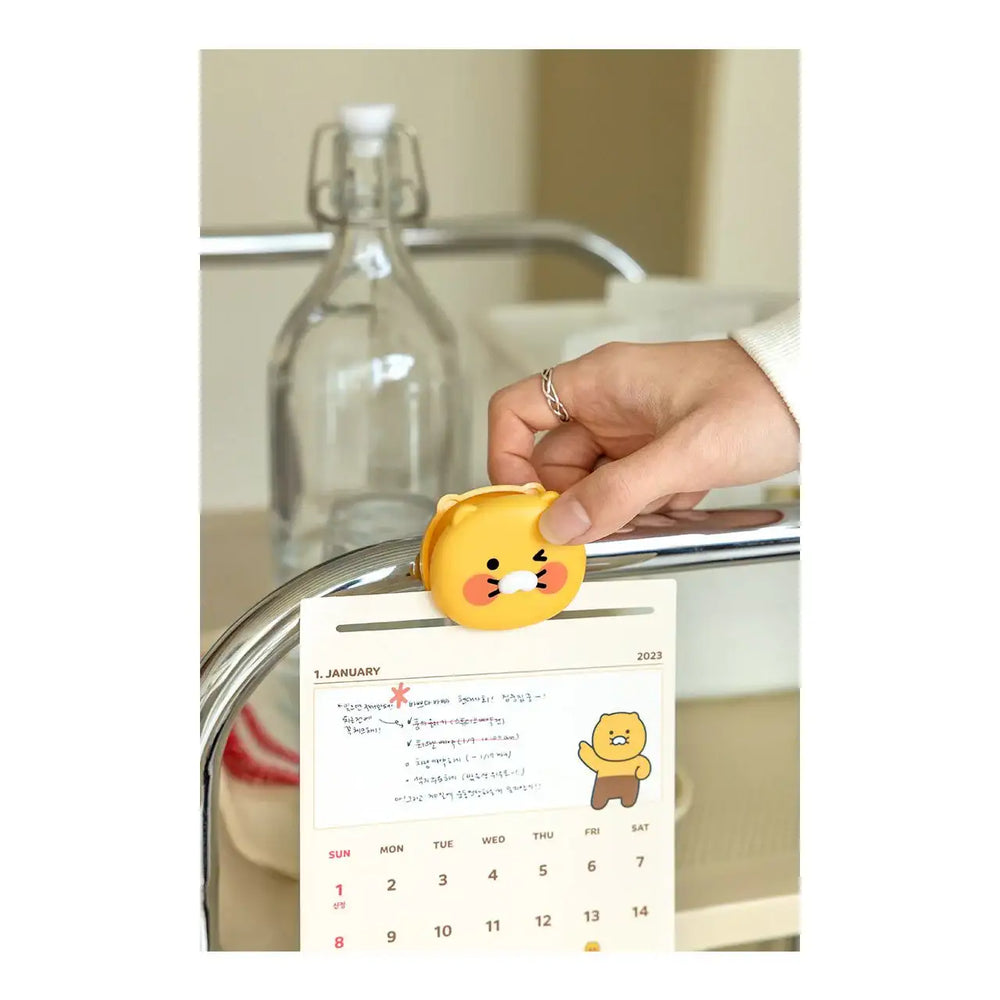 Kakao Friends - Choonsik Face Magnet Clip - Kakao Friends - Home & Living, Accessories - Harumio