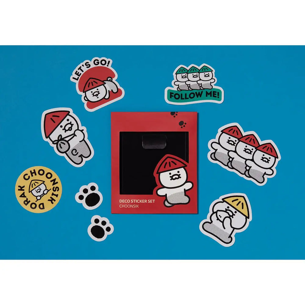 Kakao Friends - Choonsik Dorak Deco Sticker Set - Kakao Friends - Home & Living, Accessories - Harumio