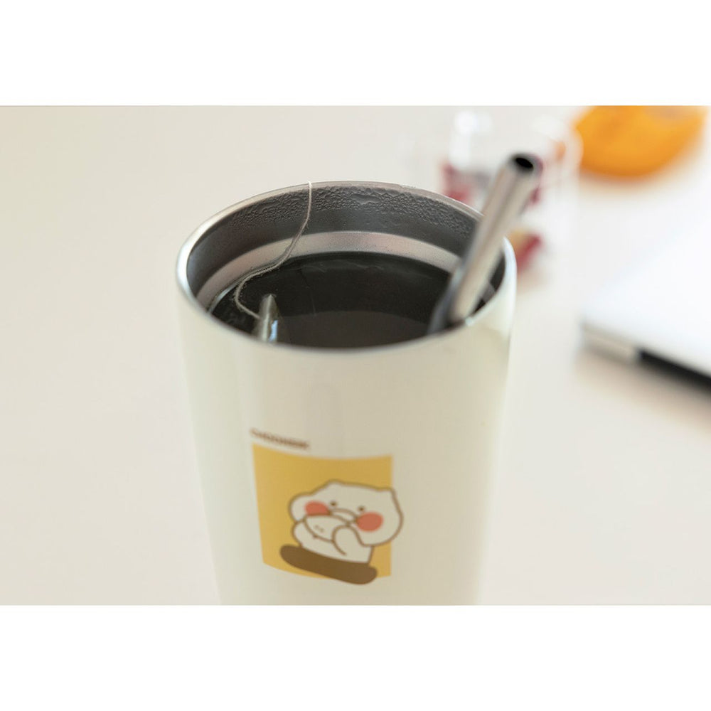 Kakao Friends - Choonsik Straw Stainless Steel Tumbler