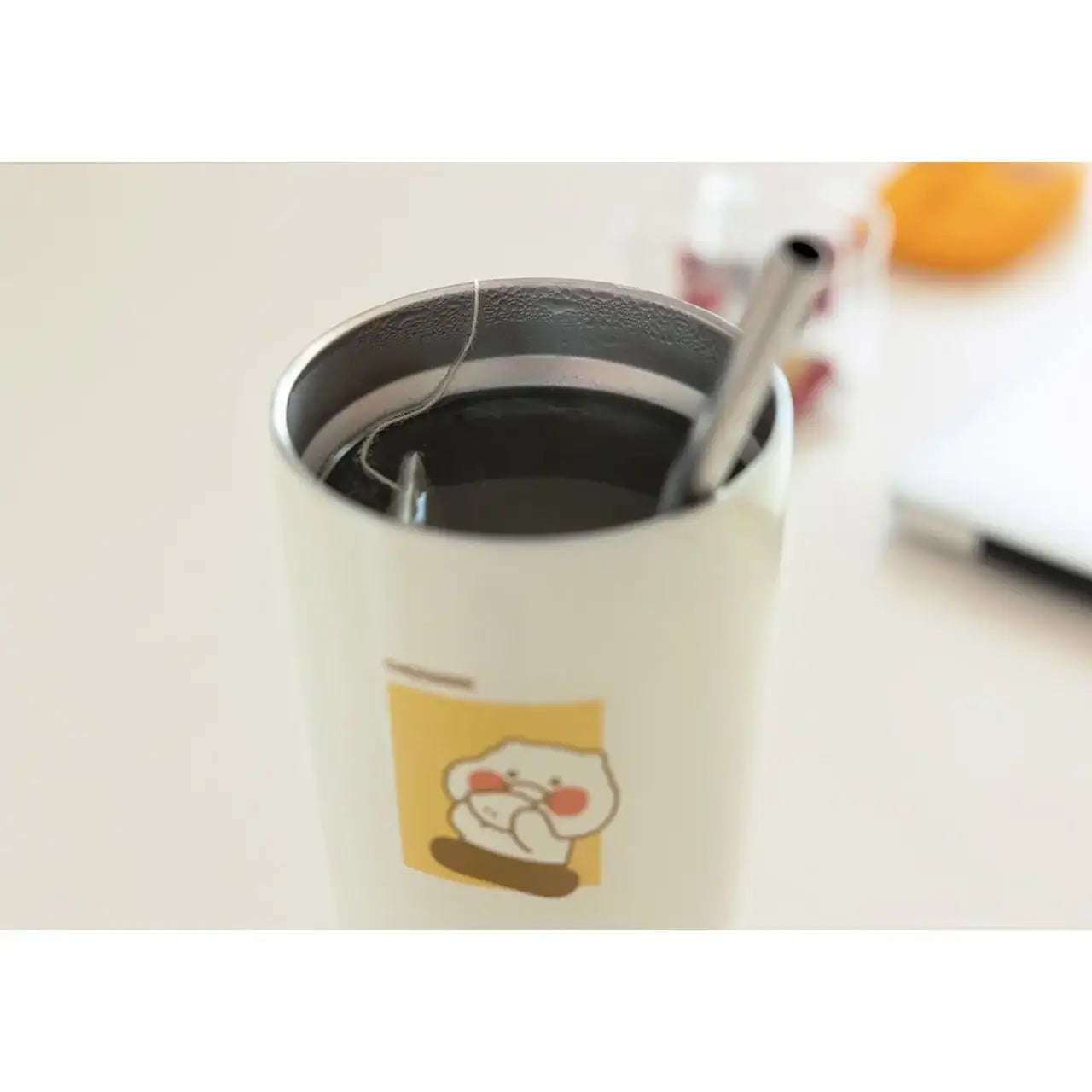 Kakao Friends - Choonsik Straw Stainless Steel Tumbler - Kakao Friends - Home & Living, Accessories - Harumio