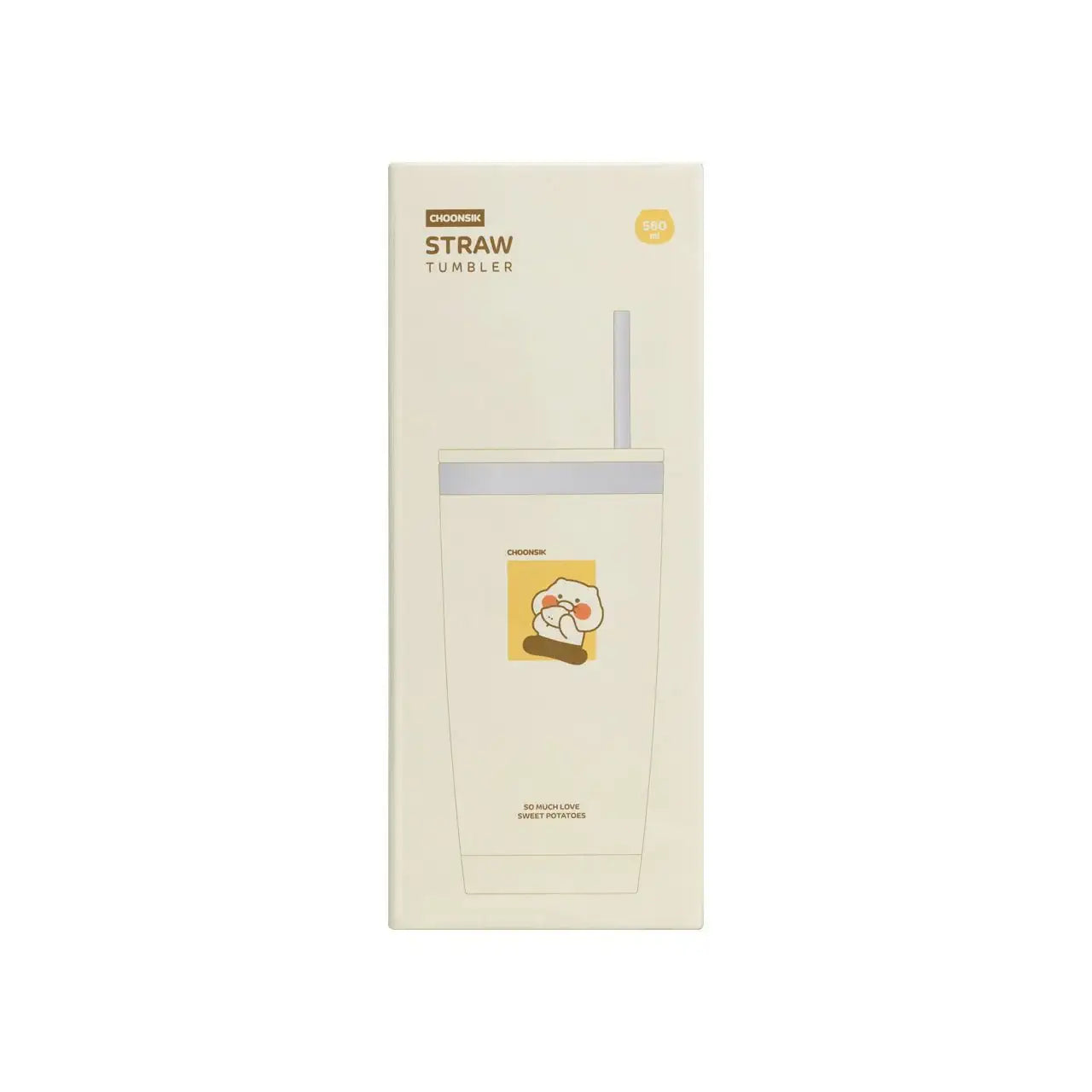 Kakao Friends - Choonsik Straw Stainless Steel Tumbler - Kakao Friends - Home & Living, Accessories - Harumio