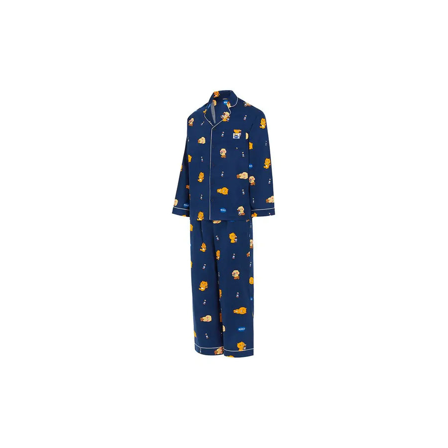 Bacchus x Kakao Friends - Deep Blue Men Pajamas Set - Bacchus x Kakao Friends - Clothing - Harumio