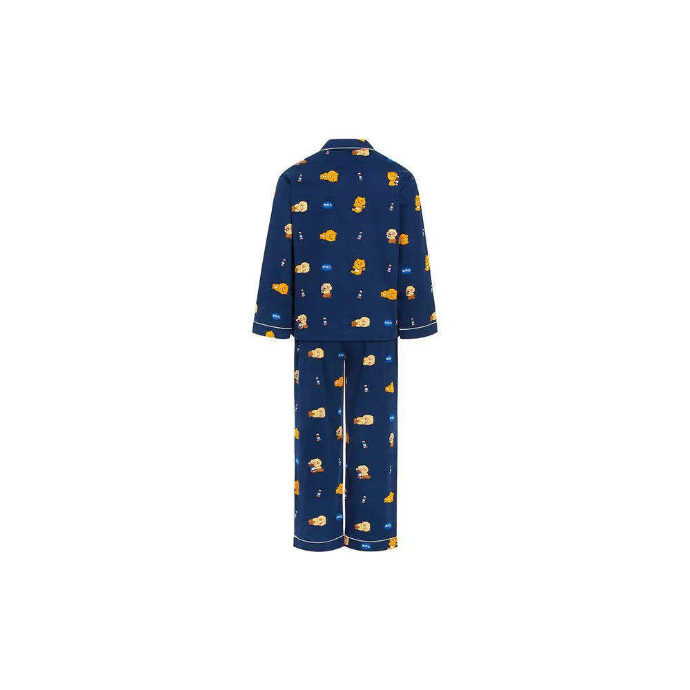 Bacchus x Kakao Friends - Deep Blue Men Pajamas Set