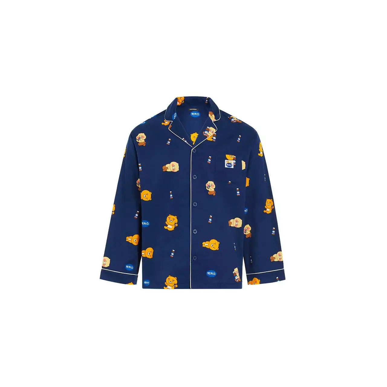 Bacchus x Kakao Friends - Deep Blue Men Pajamas Set - Bacchus x Kakao Friends - Clothing - Harumio
