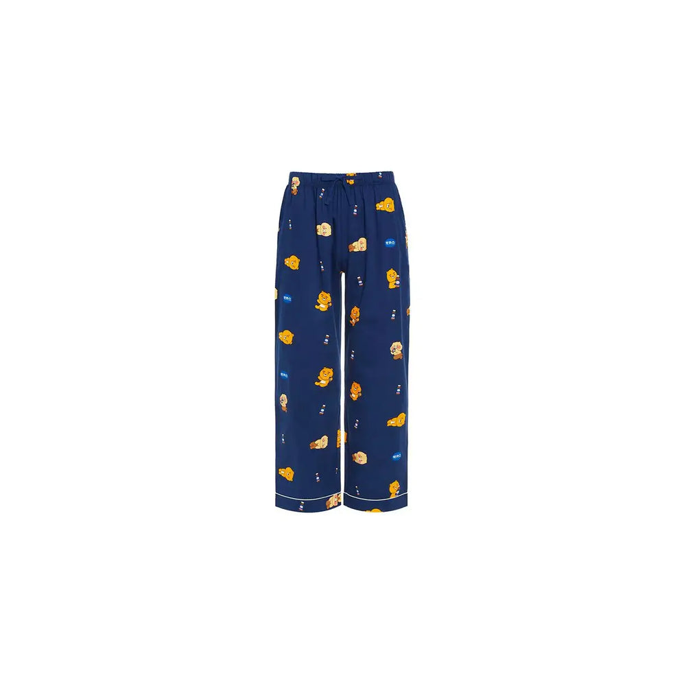 Bacchus x Kakao Friends - Deep Blue Men Pajamas Set