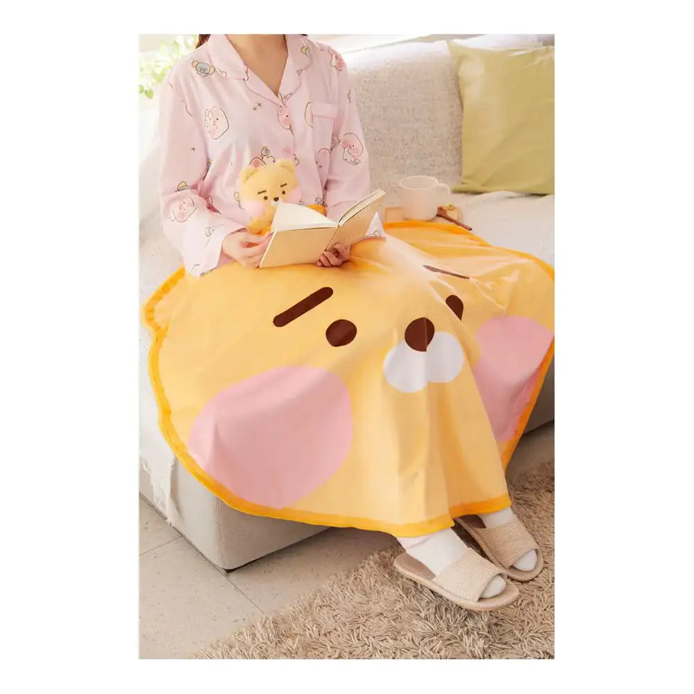 Kakao Friends - Newborn Baby Dreaming Ryan Face Blanket