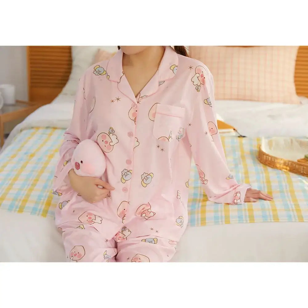 Kakao Friends - Newborn Baby Dreaming Pajamas Set - Kakao Friends - Clothing - Harumio
