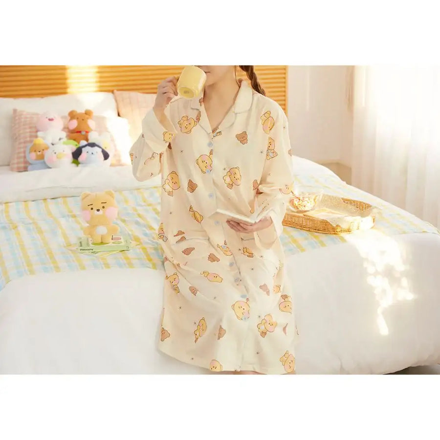 Kakao Friends - Newborn Baby Dreaming Dress Pajamas - Kakao Friends - Clothing - Harumio