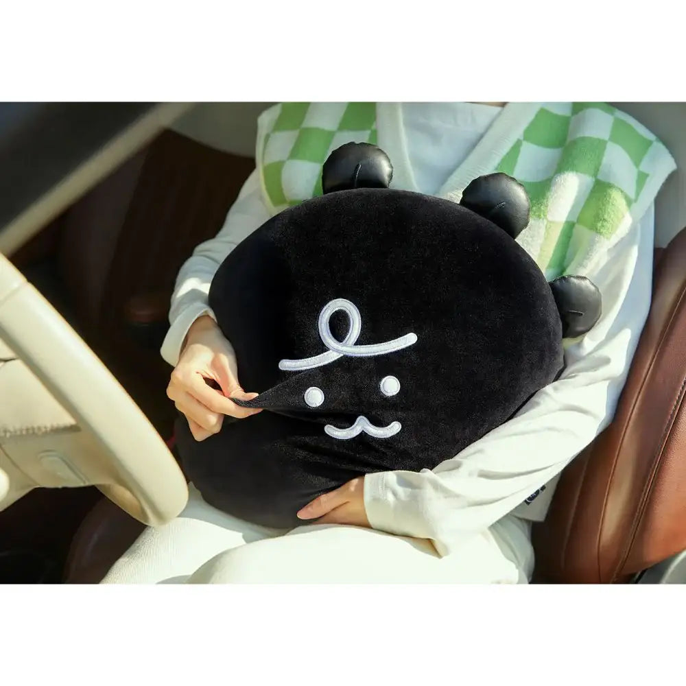 Kakao Friends - Jordy Black Edition Car Back Cushion - Kakao Friends - Home & Living, Accessories - Harumio