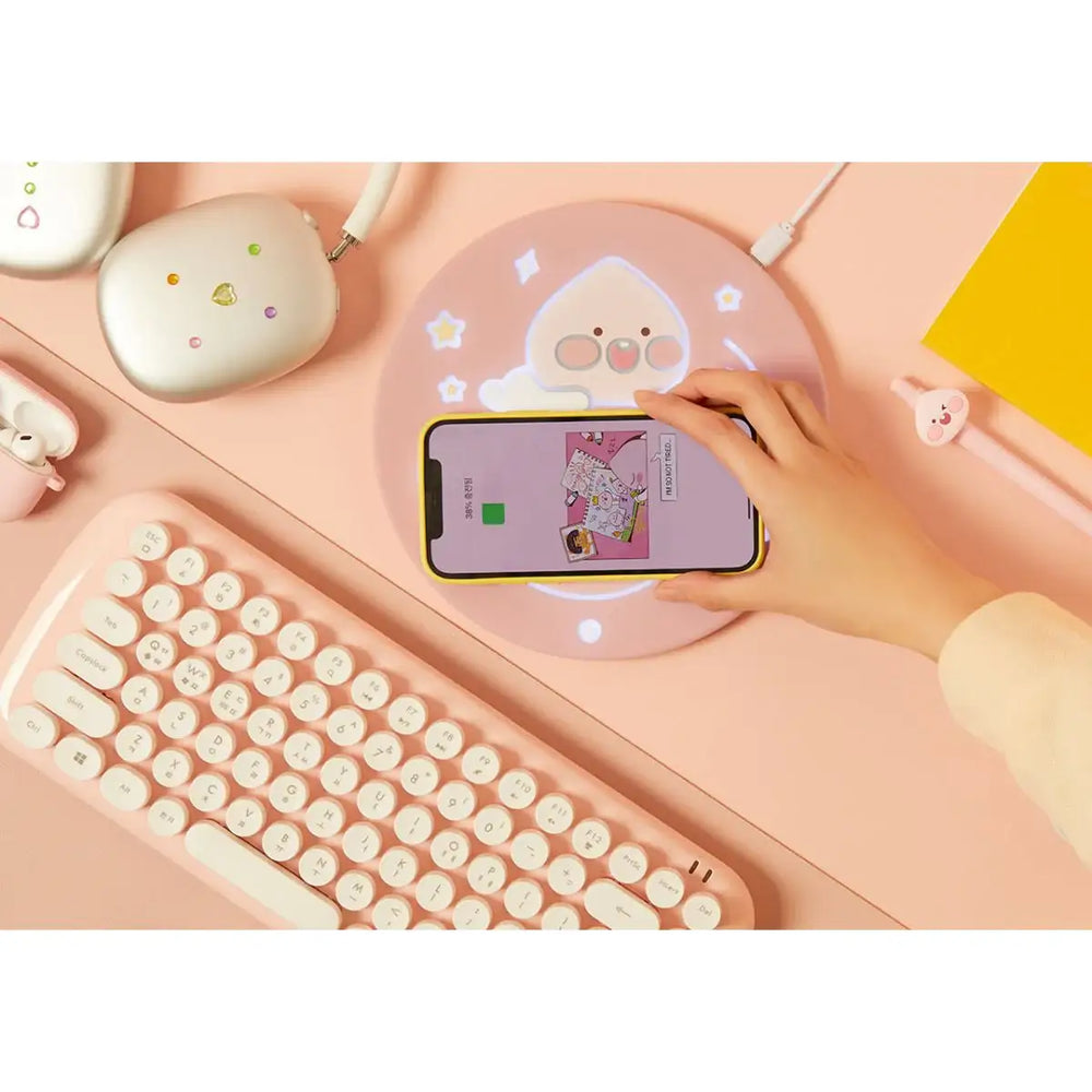 Kakao Friends - Life Peach Princess Little Apeach Wireless Charger - Kakao Friends - Home & Living, Accessories - Harumio