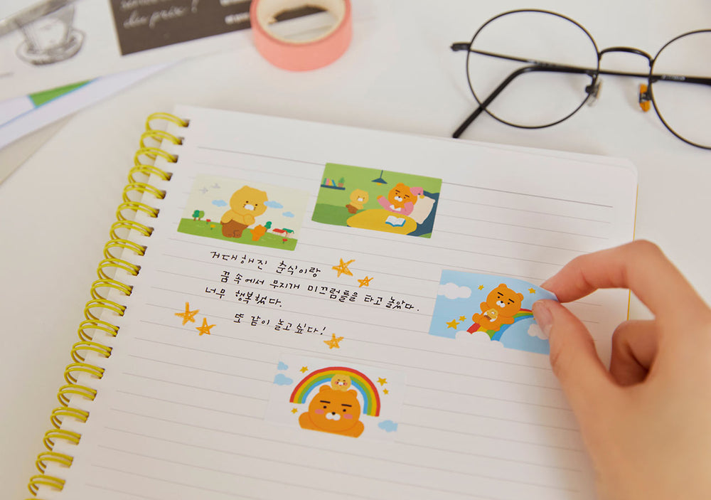 Kakao Friends - Dream Diary 4-Cut Sticker