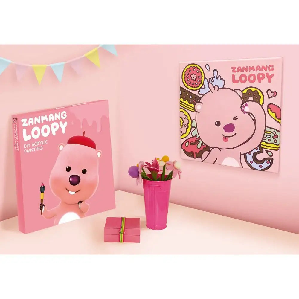 Kakao Friends x Zanmang Loopy - DIY Acrylic Painting - Kakao Friends - Diamond Painting - Harumio