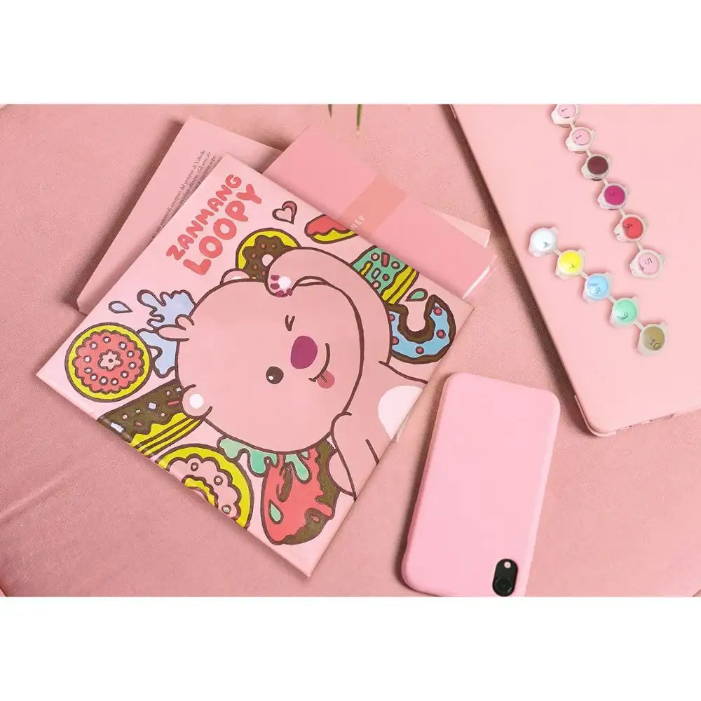 Kakao Friends x Zanmang Loopy - DIY Acrylic Painting - Kakao Friends - Diamond Painting - Harumio