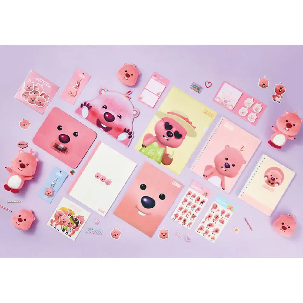 Kakao Friends x Zanmang Loopy - Hearts PP B5 Spring Notebook - Kakao Friends - Notebook - Harumio