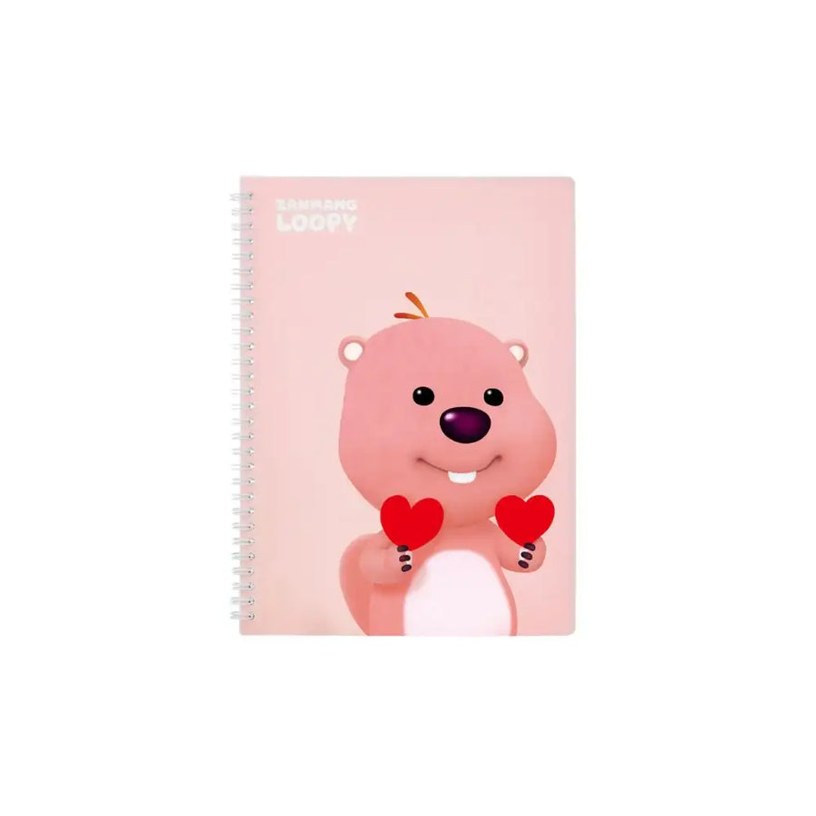 Kakao Friends x Zanmang Loopy - Hearts PP B5 Spring Notebook - Kakao Friends - Notebook - Harumio
