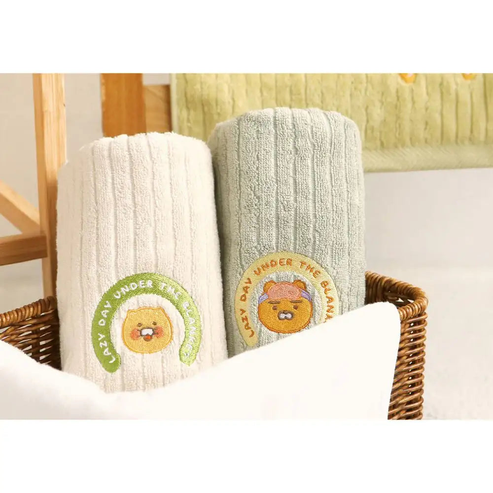 Kakao Friends - Lazy Day Under the Blanket Ryan Face Towel Set - Kakao Friends - Home & Living, Accessories - Harumio