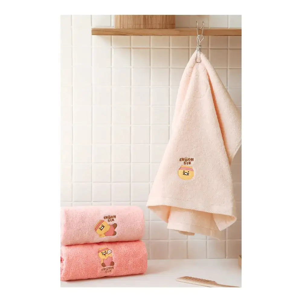 Kakao Friends - 40-thread Count Choonsik Face Towel Set - Kakao Friends - Home & Living, Accessories - Harumio