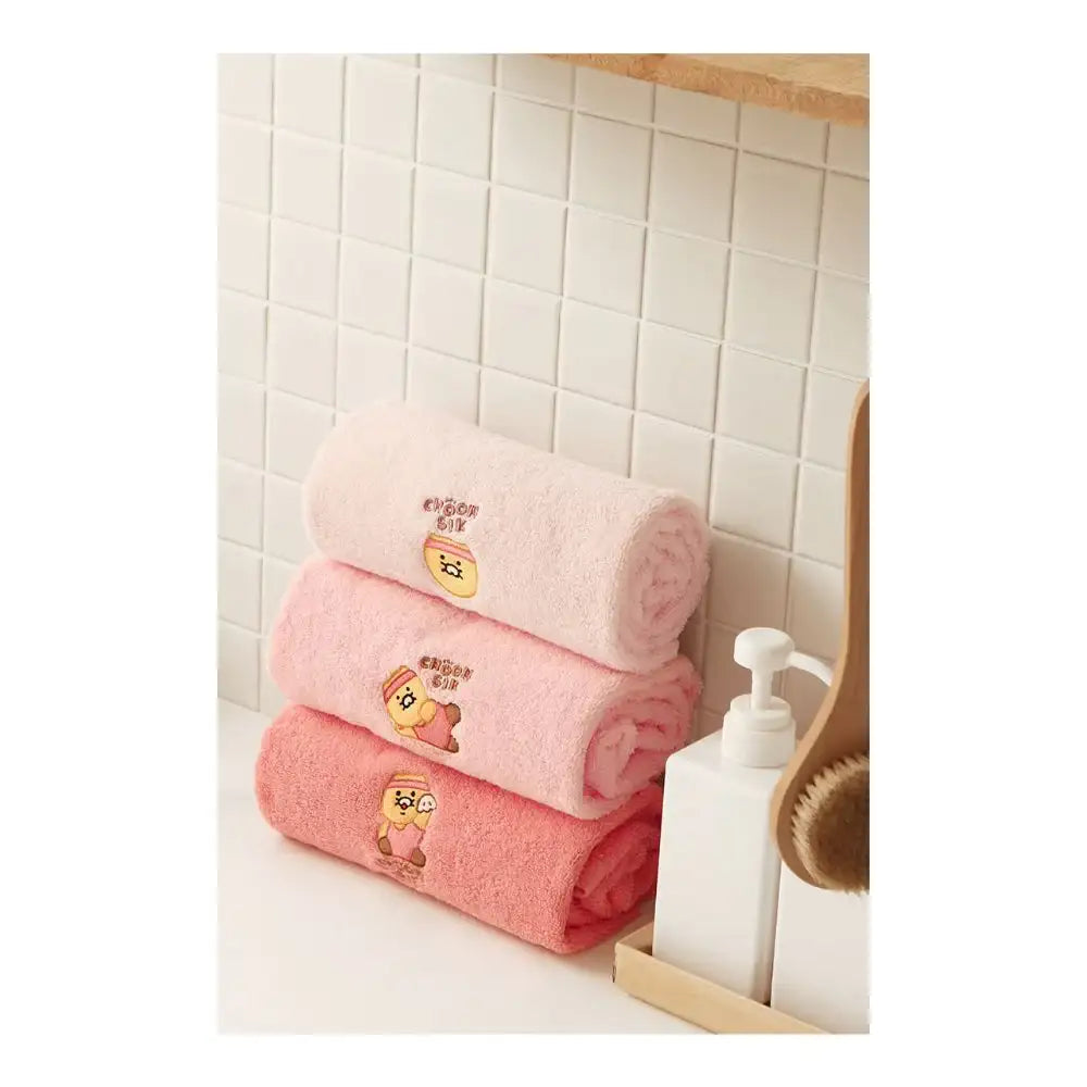 Kakao Friends - 40-thread Count Choonsik Face Towel Set - Kakao Friends - Home & Living, Accessories - Harumio