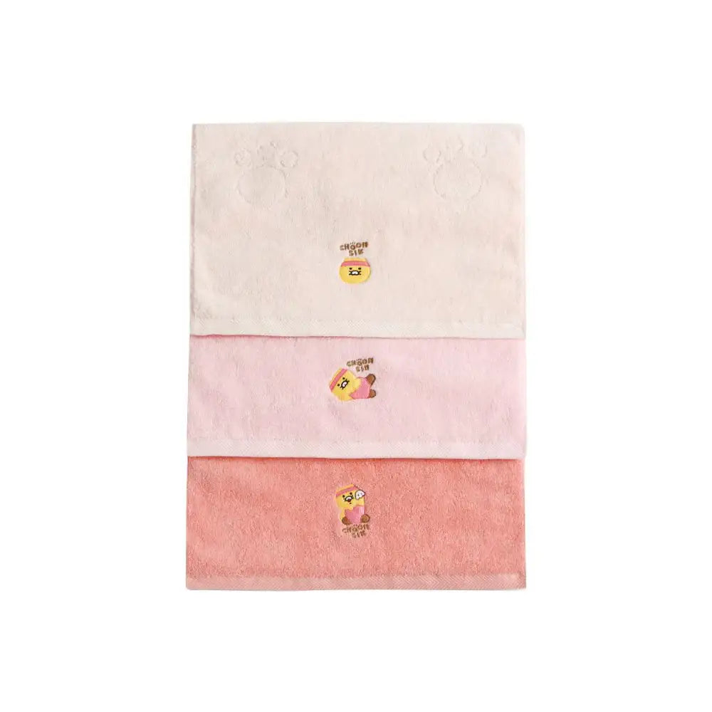Kakao Friends - 40-thread Count Choonsik Face Towel Set - Kakao Friends - Home & Living, Accessories - Harumio