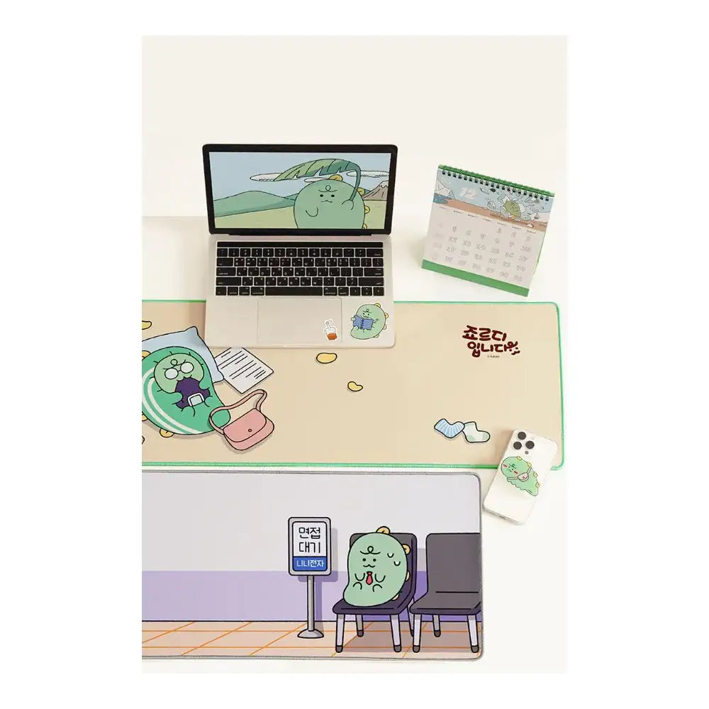 Kakao Friends - Hardworking Jordy Long Desk Pad - Kakao Friends - Home & Living, Accessories - Harumio