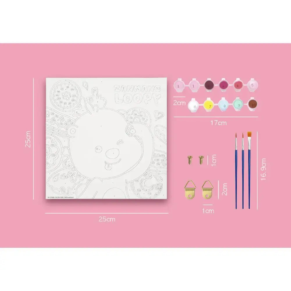 Kakao Friends x Zanmang Loopy - DIY Acrylic Painting - Kakao Friends - Diamond Painting - Harumio