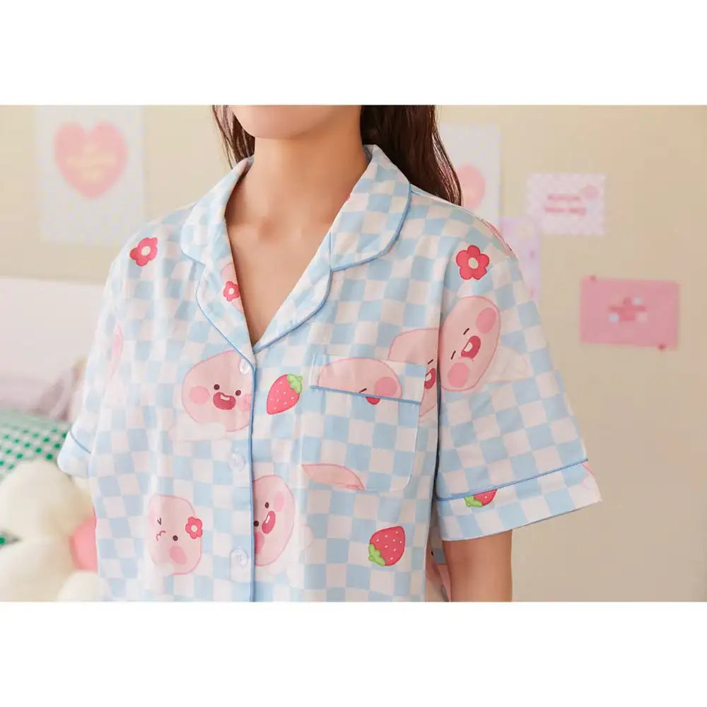 Kakao Friends - Oh Happeach Day Pajamas Set - Kakao Friends - Home & Living, Accessories - Harumio