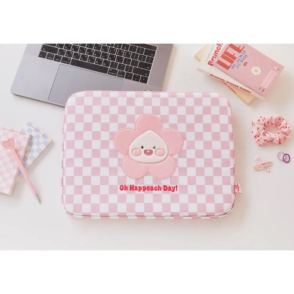 Kakao Friends - Oh Happeach Day Laptop Pouch (15") - Kakao Friends - Home & Living, Accessories - Harumio