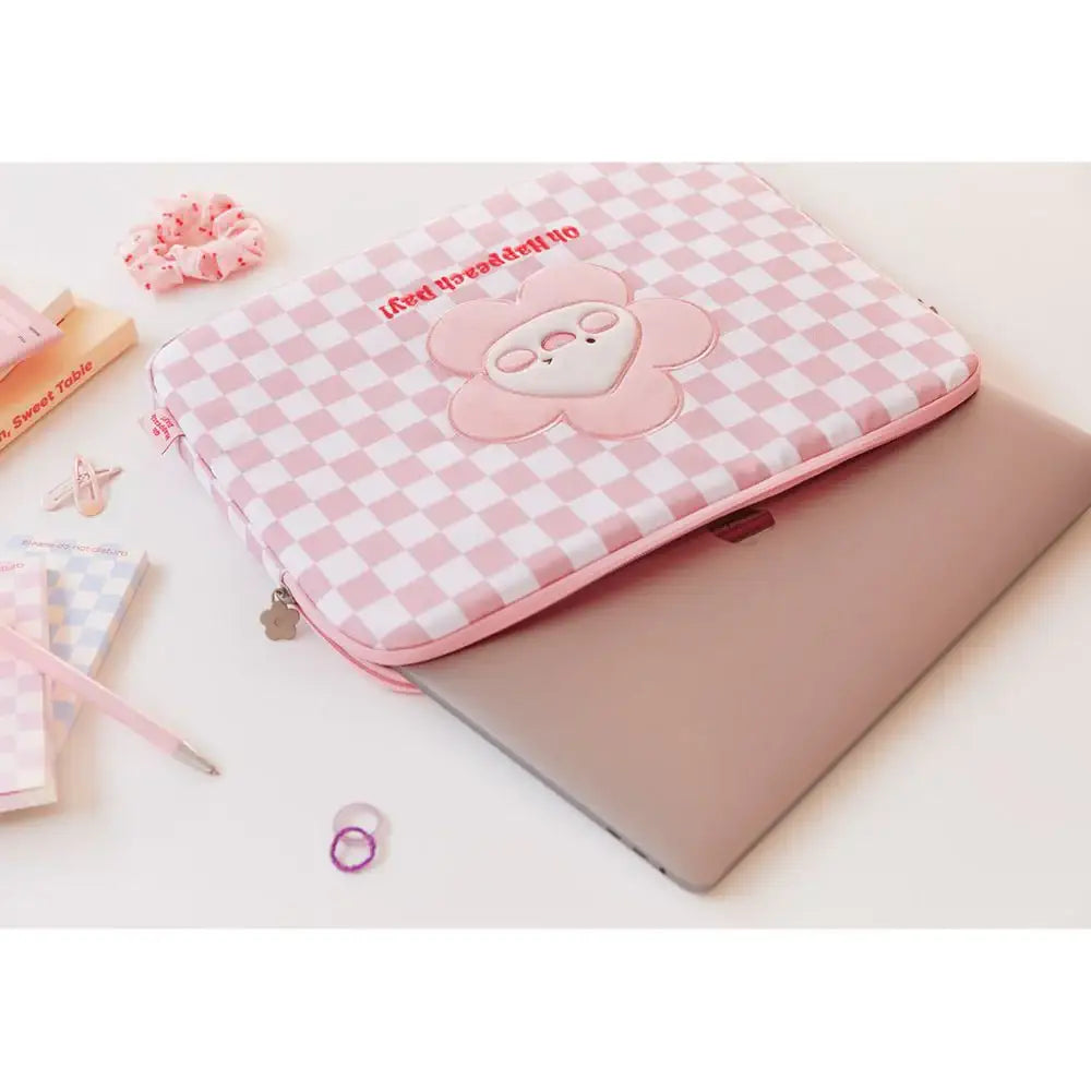 Kakao Friends - Oh Happeach Day Laptop Pouch (15") - Kakao Friends - Home & Living, Accessories - Harumio