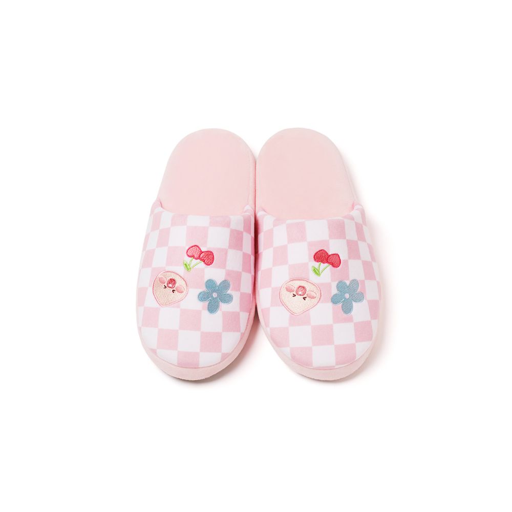 Kakao Friends - Oh Happeach Day Fabric Slippers