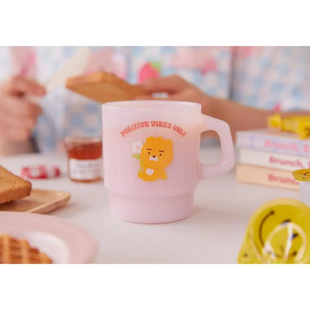 Kakao Friends - Oh Happeach Day Milk Glass - Kakao Friends - Home & Living, Accessories - Harumio