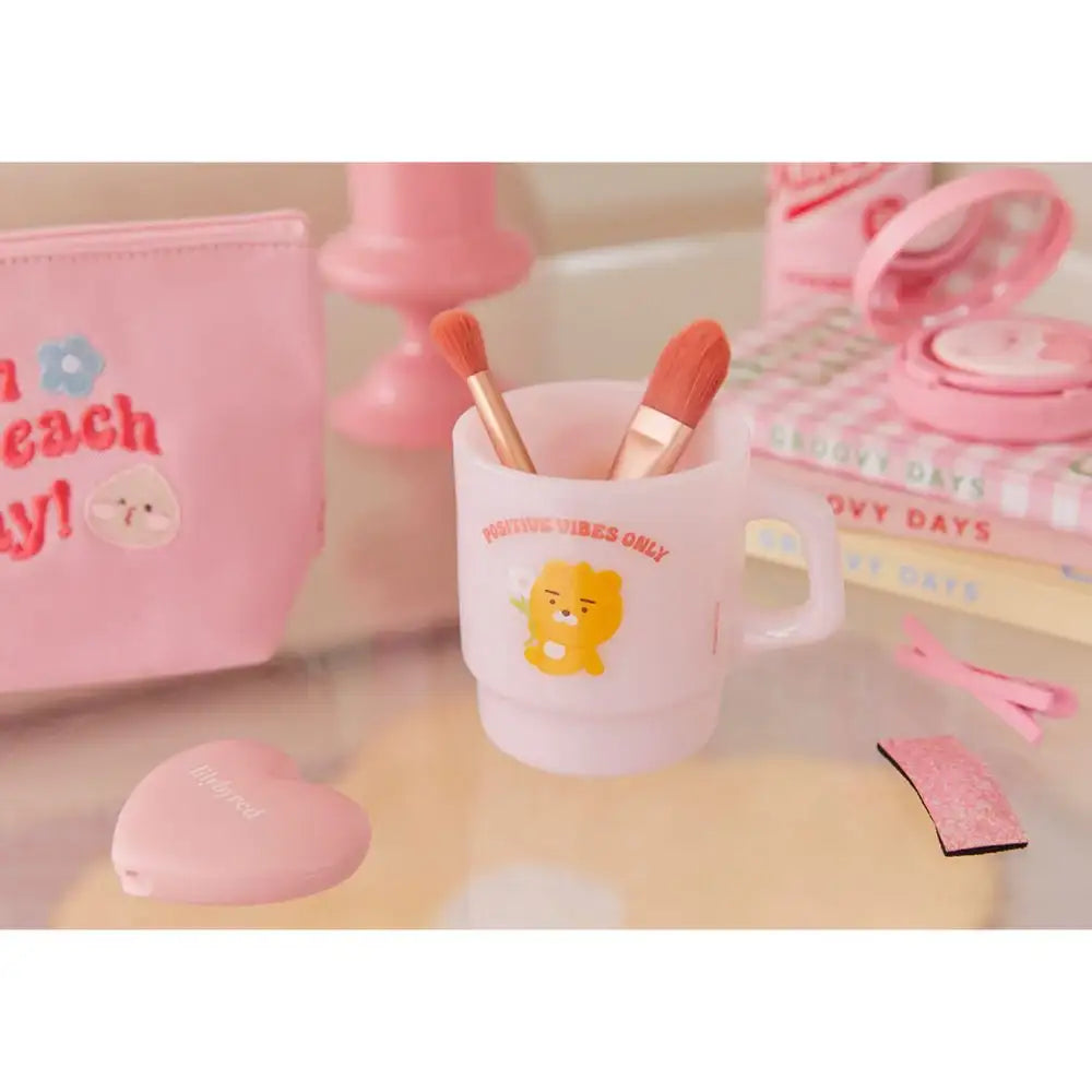 Kakao Friends - Oh Happeach Day Milk Glass