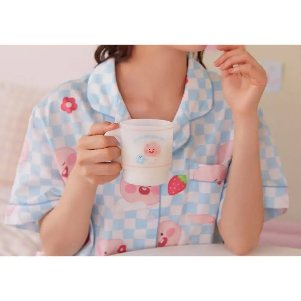 Kakao Friends - Oh Happeach Day Milk Glass - Kakao Friends - Home & Living, Accessories - Harumio